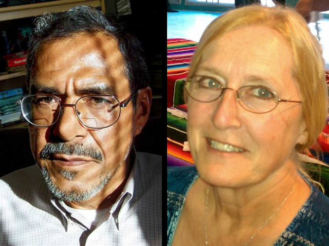 Carlos Marentes and Dena Hoff of La Via Campesina Carlos Marentes and Dena Hoff of La Via Campesina
