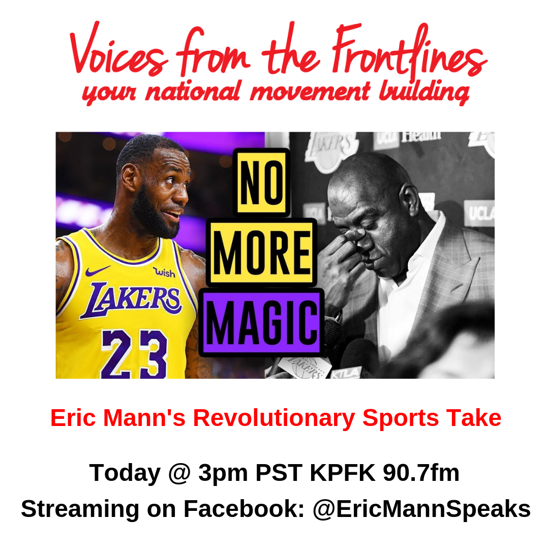 #TodayOnVoicesRadio Eric Mann’s Revolutionary Sports Take #TodayOnVoicesRadio Eric Mann’s Revolutionary Sports Take