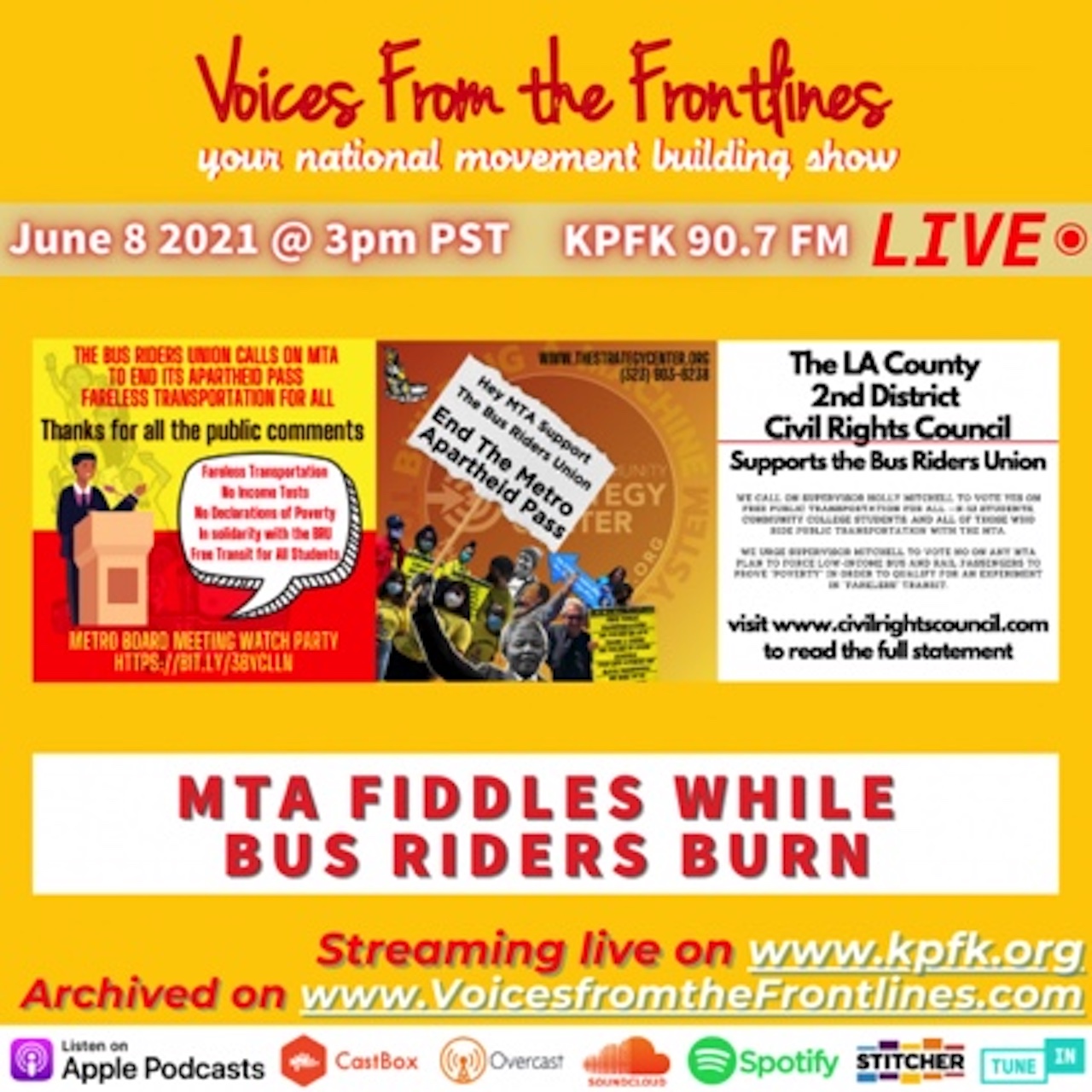 This week on Voices From the Frontlines with Eric Mann and Channing Martinez. This week on Voices From the Frontlines with Eric Mann and Channing Martinez.
