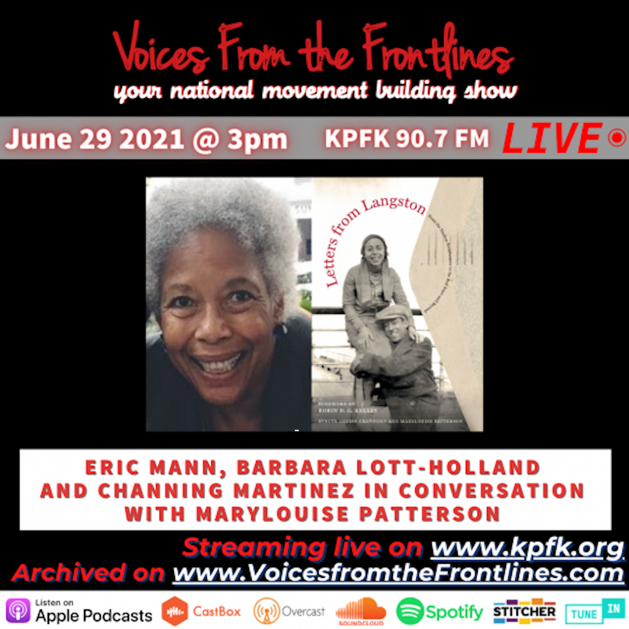 This week on Voices Radio: Eric and Channing speak with Mary Louise Patterson about her book and her childhood. This week on Voices Radio: Eric and Channing speak with Mary Louise Patterson about her book and her childhood.