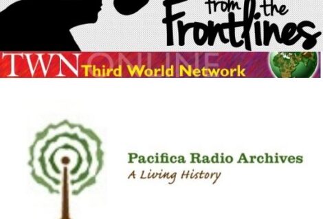 Voices Radio: Pacifica Radio Archives, Eric Mann, Channing Martinez, Alan Minsky, Mark Torres, and Meena Roman.