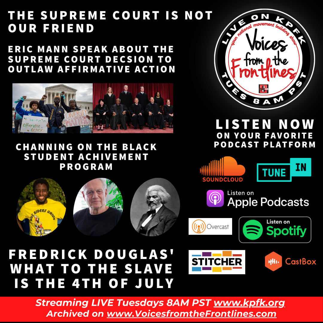 Voices Podcast: Affirmative Action, Black LAUSD Students, The 4th of July Voices Podcast: Affirmative Action, Black LAUSD Students, The 4th of July