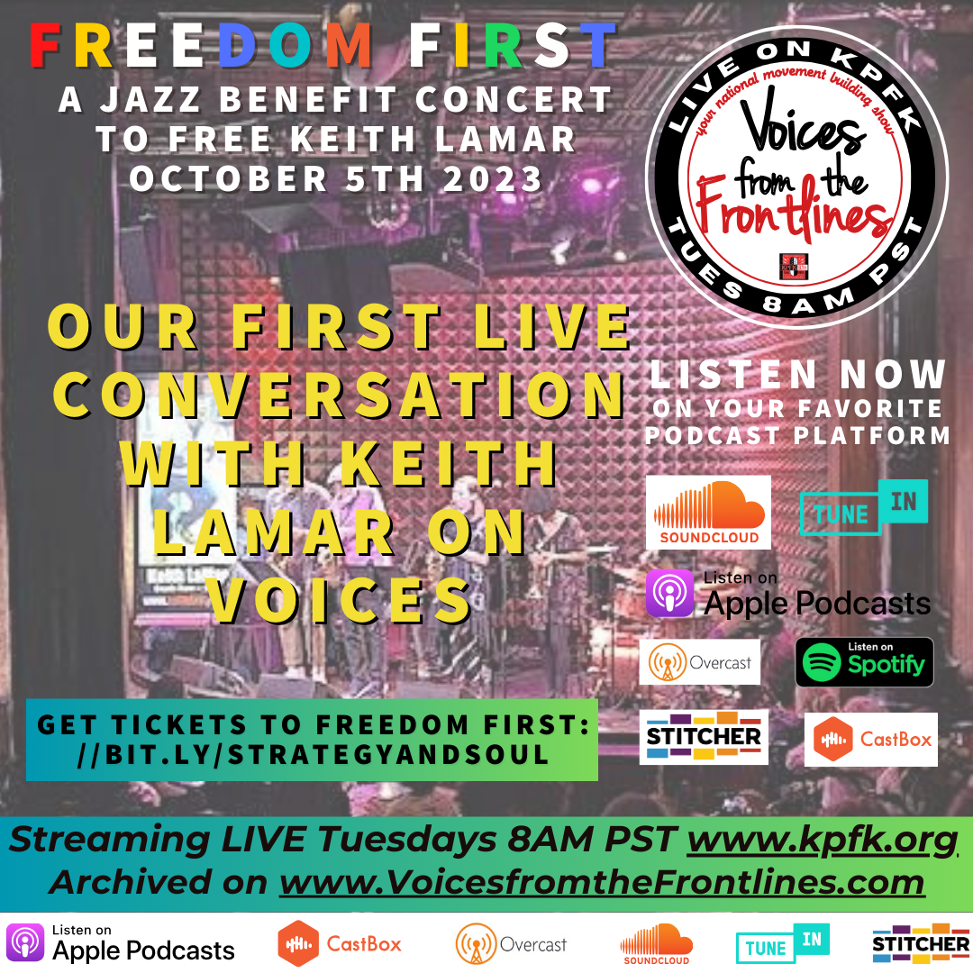 Voices Radio: Eric Mann in Conversation with Keith Lamar LIVE on KPFK Voices Radio: Eric Mann in Conversation with Keith Lamar LIVE on KPFK